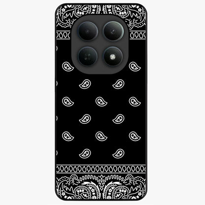 Retro Rebel Threads Glass Case showing flat back view with vintage street style artwork and glossy glass finish.