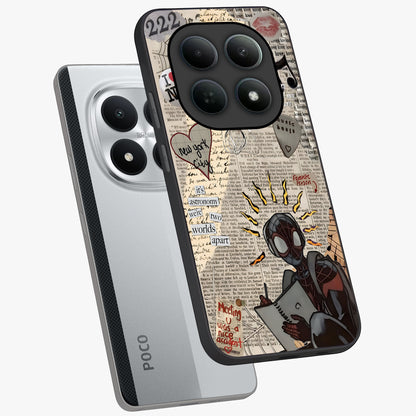 City Dream Sketch Glass Case displayed in angled mockup highlighting minimal city illustration with aesthetic sketch style.