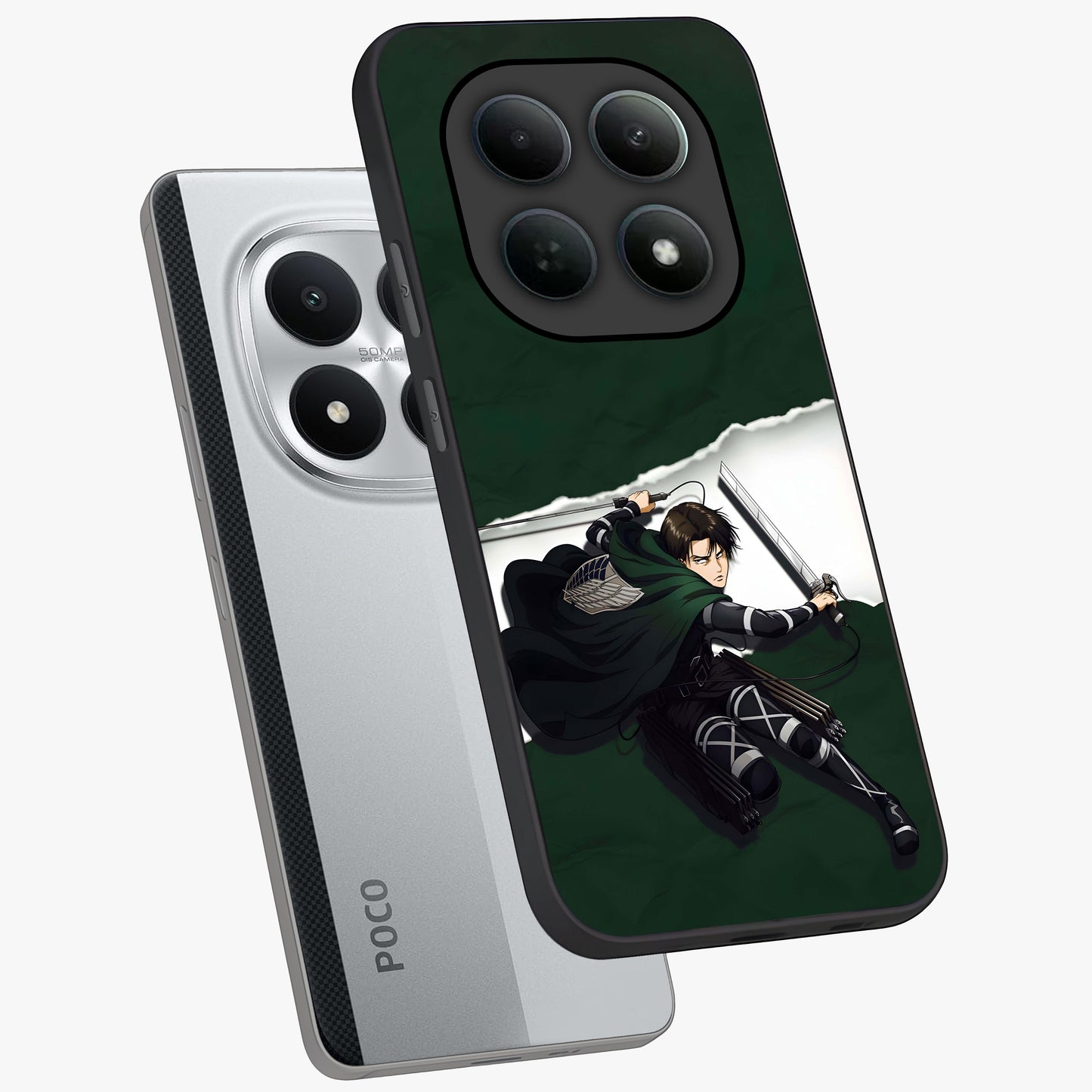 Emerald War Vanguard Glass Case displayed in angled mockup highlighting intense battle inspired design with emerald tone aesthetic.
