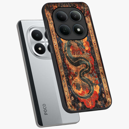 Inferno Dragon Soul Glass Case displayed in angled mockup highlighting powerful dragon illustration with inferno aesthetic.