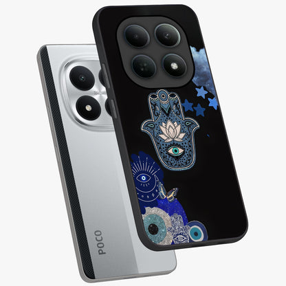 Mystic Hand Aura Glass Case displayed in angled mockup highlighting magical aura design with spiritual aesthetic style.