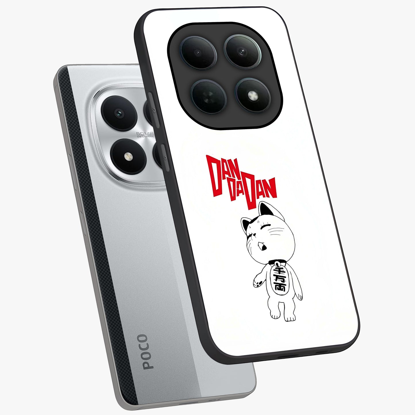 Playful Spirit Charm Glass Case displayed in angled mockup highlighting lively decorative design with playful aesthetic style.