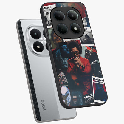 The Weeknd Glass Case displayed in angled mockup highlighting stylish pop culture inspired design with modern aesthetic.