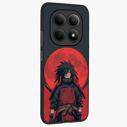 Crimson Moon Warlord Glass Case upright view showcasing powerful warlord artwork with dark celestial theme.