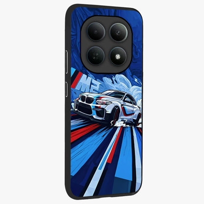 Drift Power Rush Glass Case upright view showcasing high speed racing artwork with bold automotive theme.