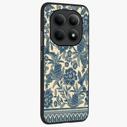 Heirloom Wild Bloom Glass Case upright view showcasing delicate wildflower artwork with timeless floral theme.