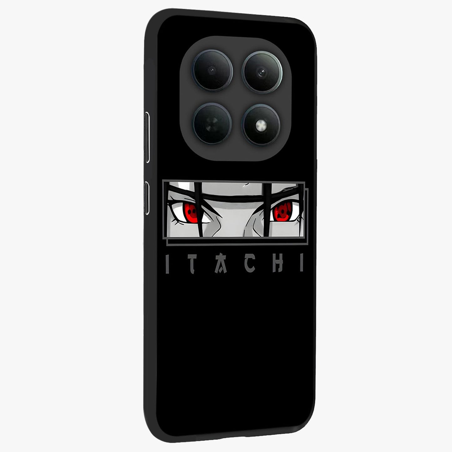 Scarlet Gaze Dominance Glass Case upright view showcasing powerful dramatic artwork with dominant artistic theme.