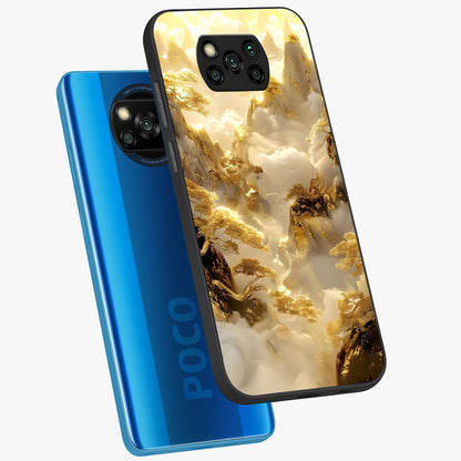Gates Of Illumination Glass Case displayed in angled mockup highlighting radiant portal inspired design with fantasy aesthetic.