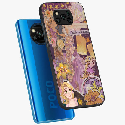 Magical Tangled Dream Glass Case displayed in angled mockup highlighting whimsical fantasy design with magical aesthetic.