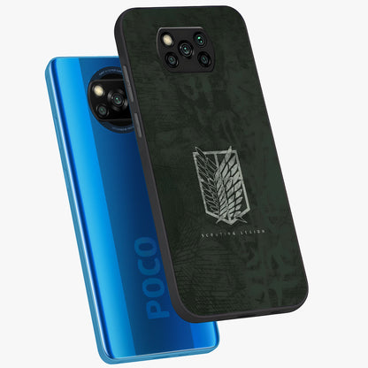 Wings Of Freedom Glass Case displayed in angled mockup highlighting graceful wing design with inspirational aesthetic.