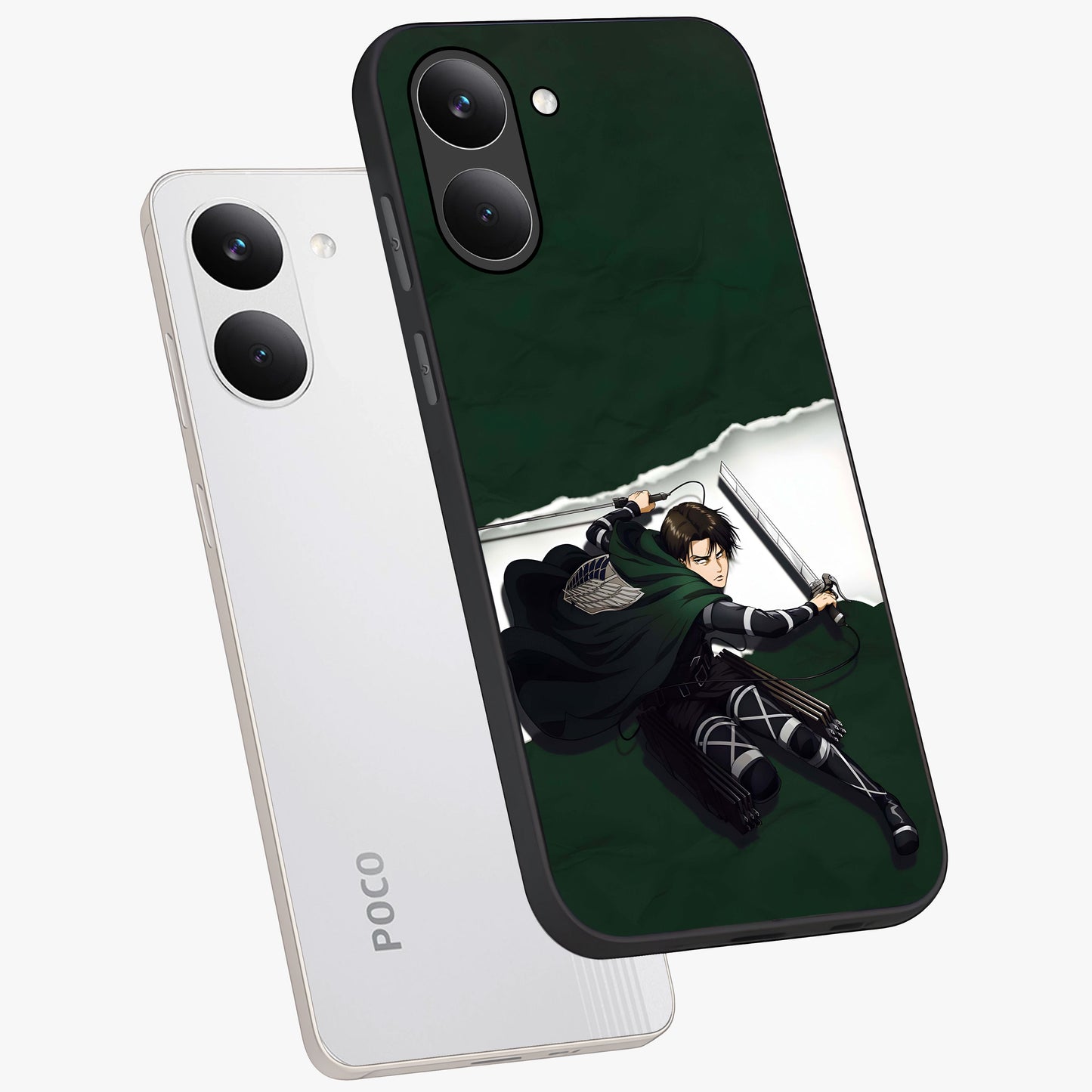 Emerald War Vanguard Glass Case displayed in angled mockup highlighting intense battle inspired design with emerald tone aesthetic.