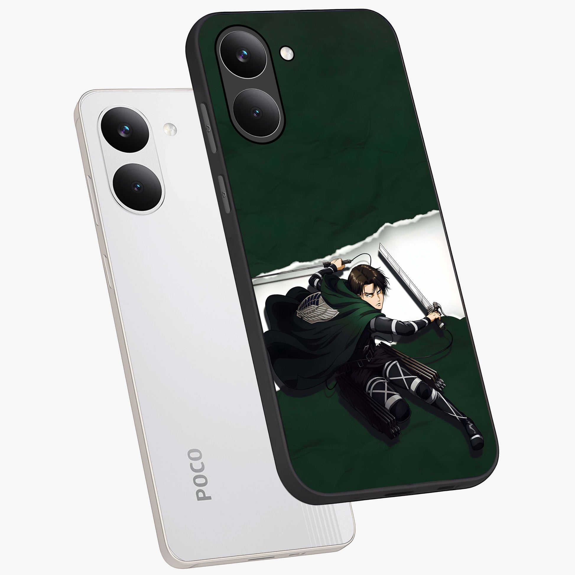 Emerald War Vanguard Glass Case displayed in angled mockup highlighting intense battle inspired design with emerald tone aesthetic.