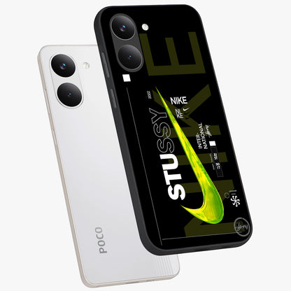 Neon Street Edition Glass Case displayed in angled mockup highlighting vibrant urban design with bold street aesthetic.