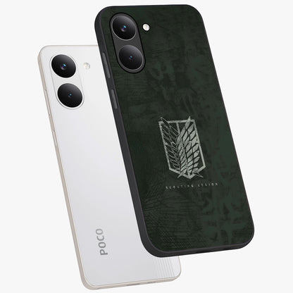 Wings Of Freedom Glass Case displayed in angled mockup highlighting graceful wing design with inspirational aesthetic.