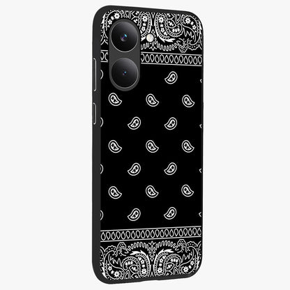 Retro Rebel Threads Glass Case upright view showcasing stylish vintage artwork with bold retro theme.
