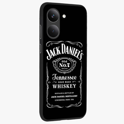 Vintage Whiskey Heritage Glass Case upright view showcasing stylish vintage whiskey artwork with timeless bar culture theme.
