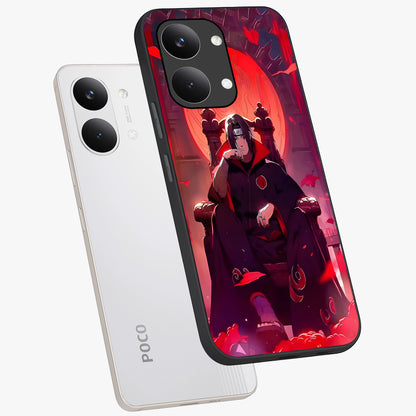 Blood Moon Sovereign Glass Case displayed in angled mockup highlighting dark celestial moon design and dramatic theme.