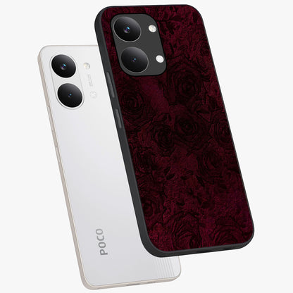 Crimson Fade Flow Glass Case displayed in angled mockup highlighting smooth gradient design with modern aesthetic style.