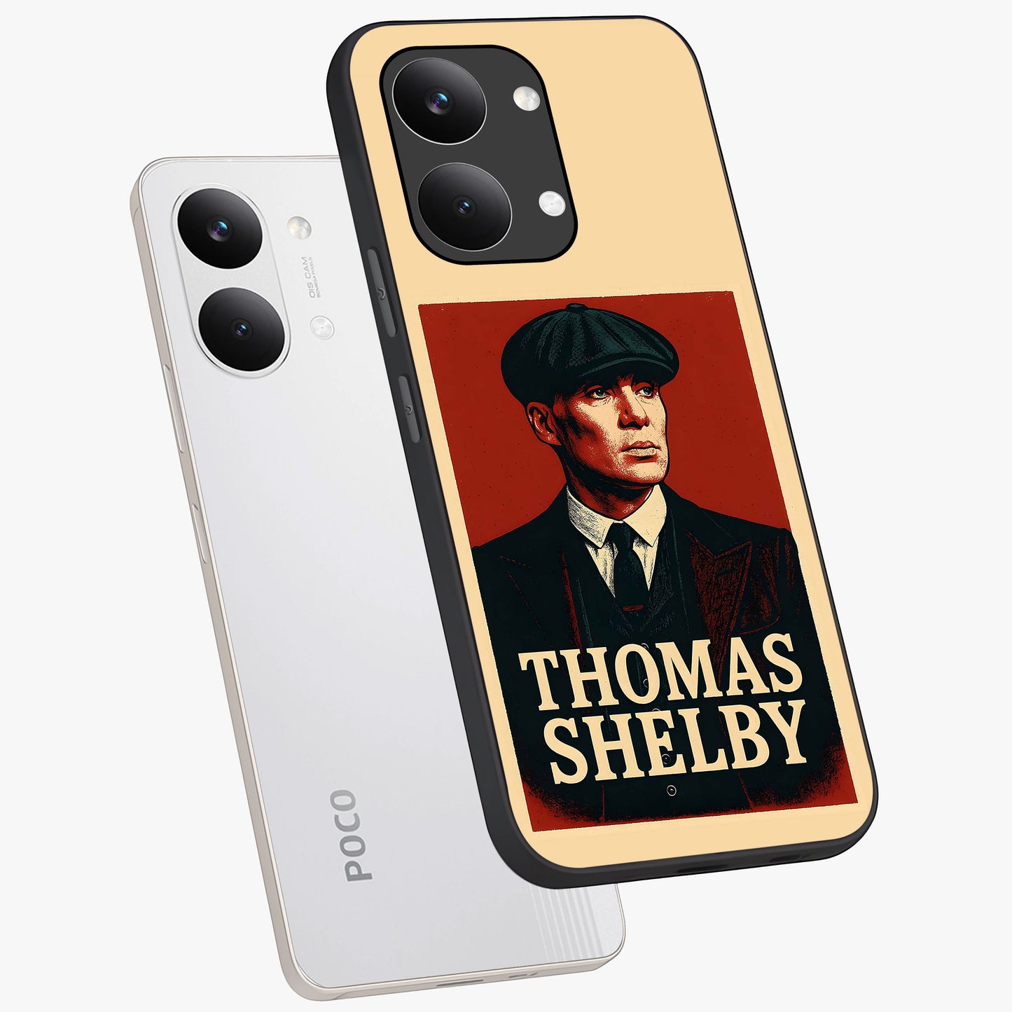 Vintage Mafia Authority Glass Case displayed in angled mockup highlighting powerful retro design with classic gangster aesthetic.