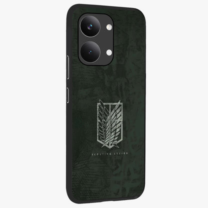Wings Of Freedom Glass Case upright view showcasing powerful wings artwork with freedom themed design.