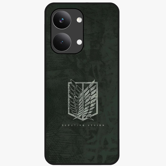 Wings Of Freedom Glass Case showing flat back view with symbolic wings artwork and glossy glass finish.