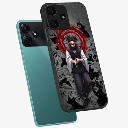 Cursed Ritual Ascension Glass Case displayed in angled mockup highlighting mystical ritual illustration with supernatural aesthetic.