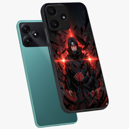 Focused Blade Discipline Glass Case displayed in angled mockup highlighting clean minimal text artwork with modern aesthetic style.