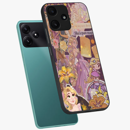 Magical Tangled Dream Glass Case displayed in angled mockup highlighting whimsical fantasy design with magical aesthetic.