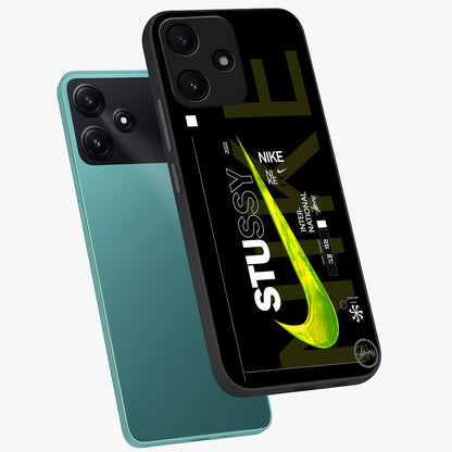 Neon Street Edition Glass Case displayed in angled mockup highlighting vibrant urban design with bold street aesthetic.