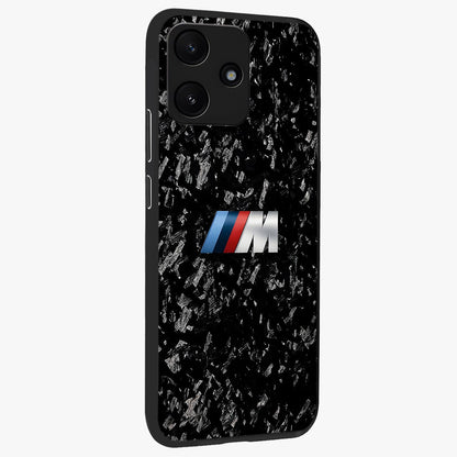 Carbon Speed Mark Glass Case upright view showcasing modern carbon speed graphic with bold automotive theme.
