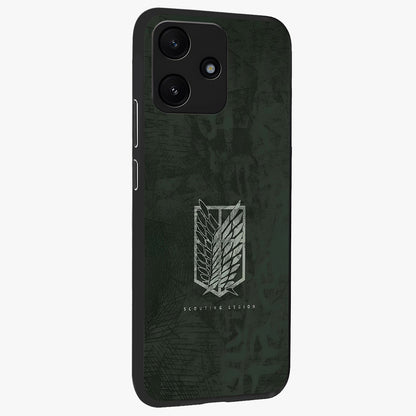Wings Of Freedom Glass Case upright view showcasing powerful wings artwork with freedom themed design.