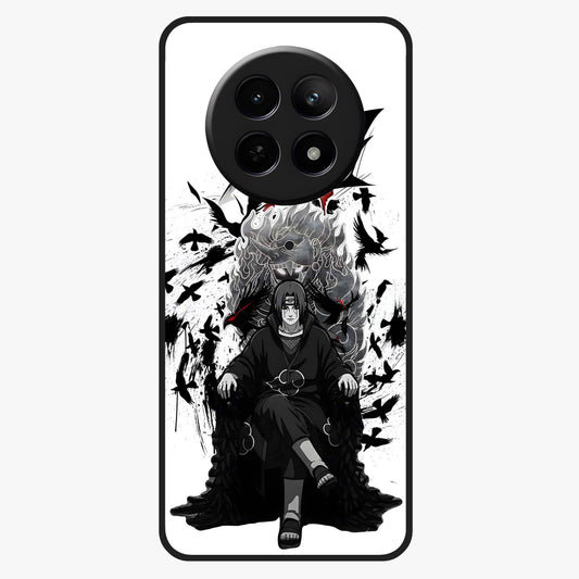 Uchiha Shadow Throne Glass Case For Realme 12