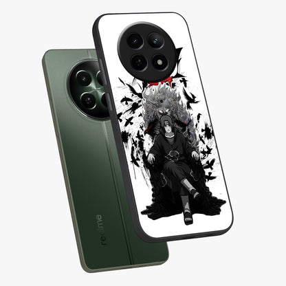 Uchiha Shadow Throne Glass Case For Realme 12