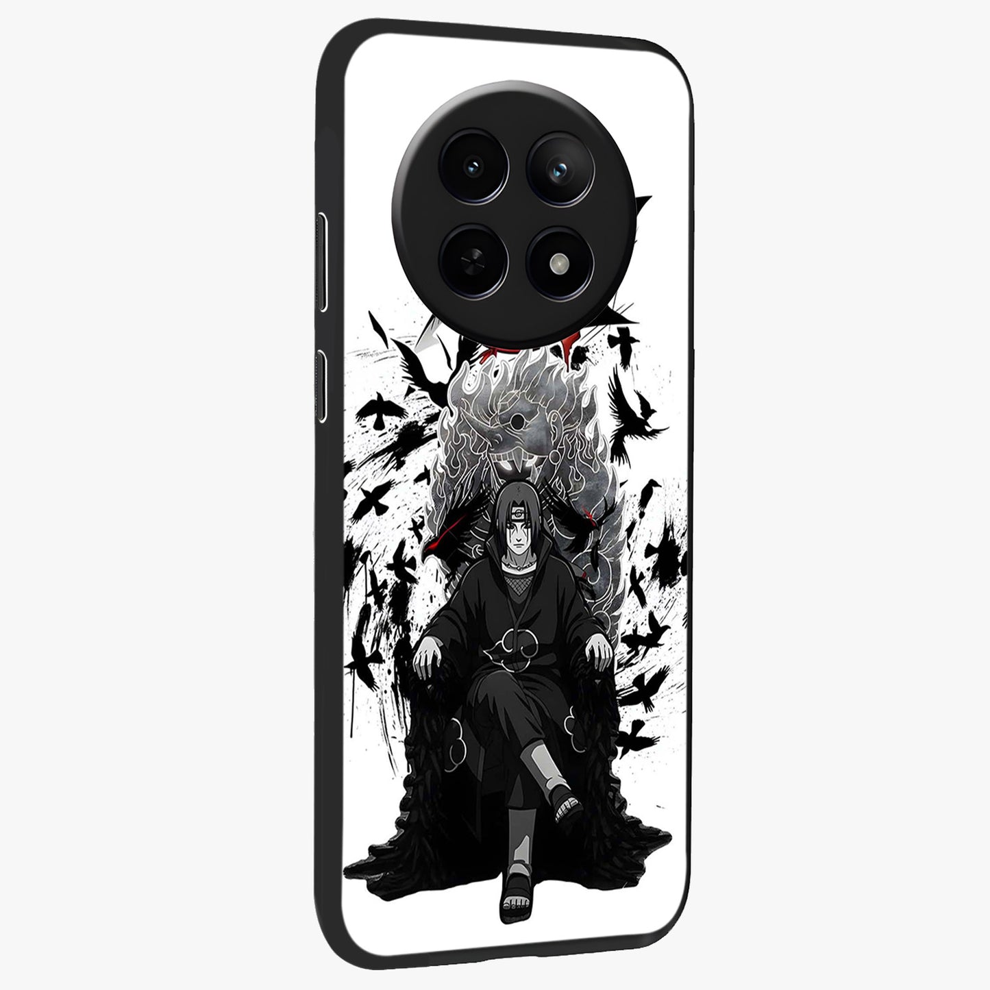 Uchiha Shadow Throne Glass Case For Realme 12