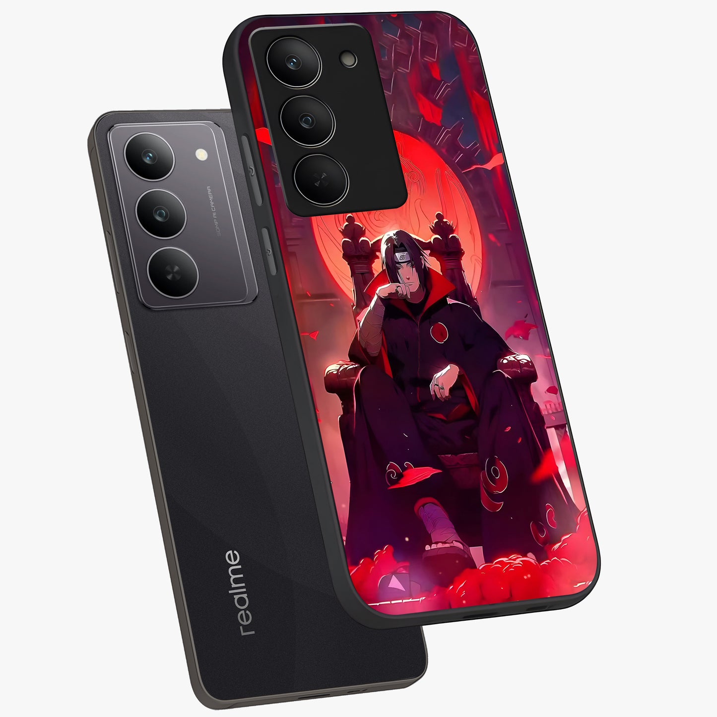 Blood Moon Sovereign Glass Case displayed in angled mockup highlighting dark celestial moon design and dramatic theme.