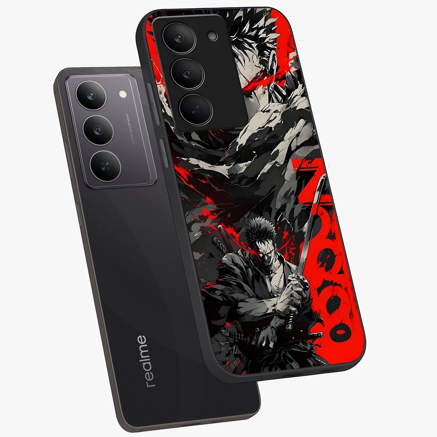 Demon Sword Resolve Glass Case displayed in angled mockup highlighting powerful demon sword illustration with dark fantasy aesthetic.