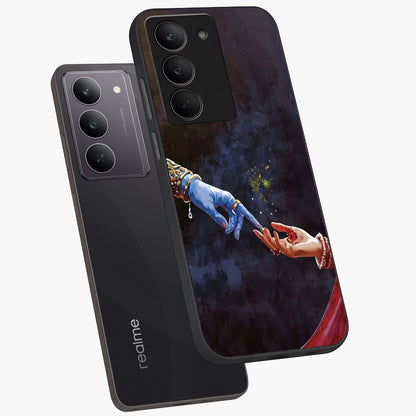 Divine Touch Eternal Glass Case displayed in angled mockup highlighting elegant divine inspired design with calm aesthetic style.