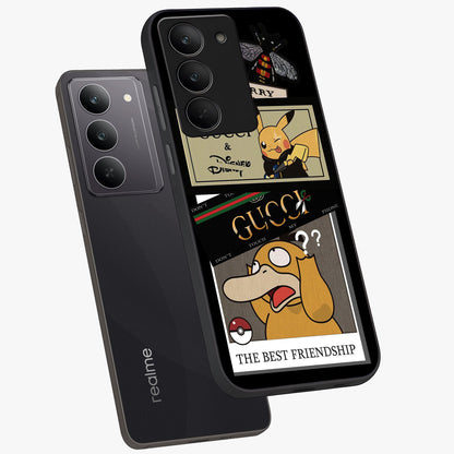 Gucci Play Mashup Glass Case displayed in angled mockup highlighting stylish fashion mashup design with bold aesthetic.