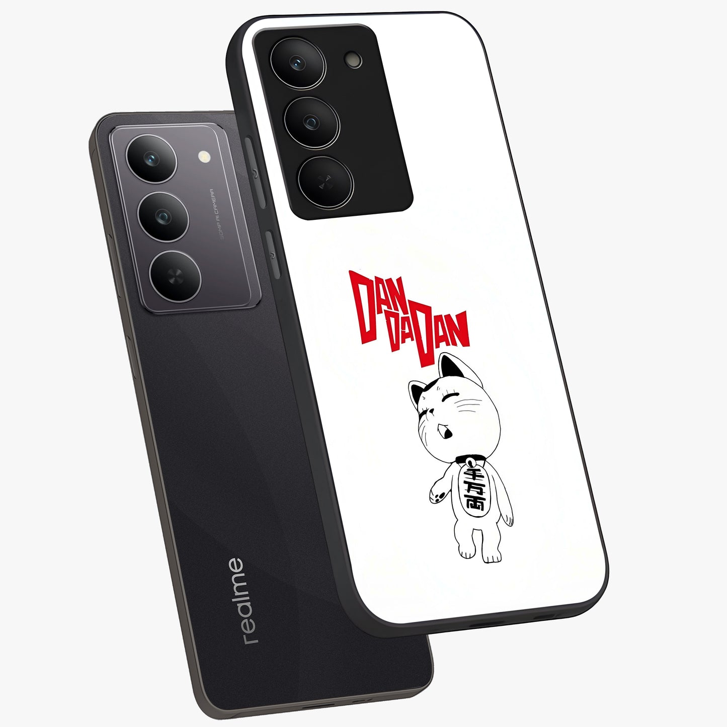 Playful Spirit Charm Glass Case displayed in angled mockup highlighting lively decorative design with playful aesthetic style.