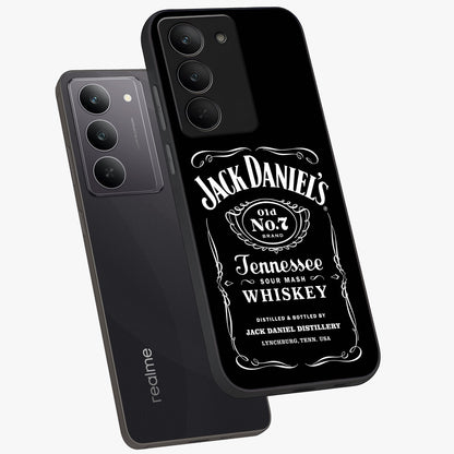 Vintage Whiskey Heritage Glass Case displayed in angled mockup highlighting retro beverage themed design with heritage aesthetic.