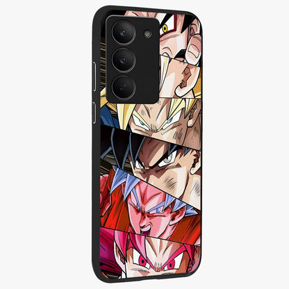Anime Character Glass Case upright view showcasing expressive anime artwork with bold graphic style.