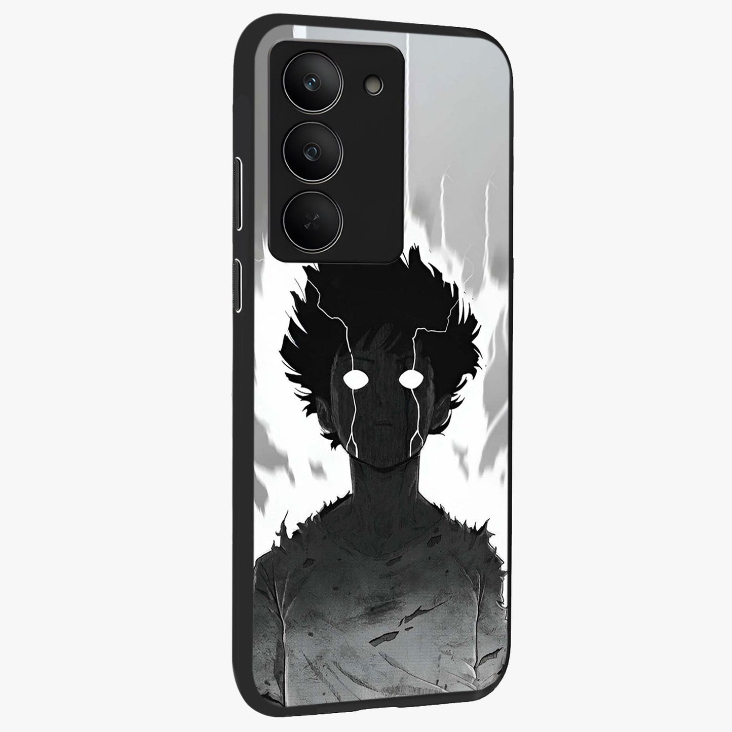 Awakened Inner Rage Glass Case upright view showcasing dramatic artwork with strong expressive aesthetic.