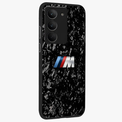 Carbon Speed Mark Glass Case upright view showcasing modern carbon speed graphic with bold automotive theme.