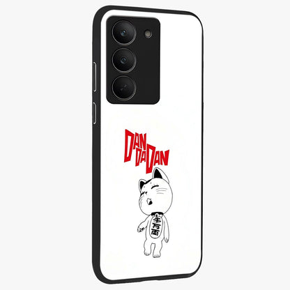 Playful Spirit Charm Glass Case upright view showcasing vibrant charm artwork with fun artistic theme.