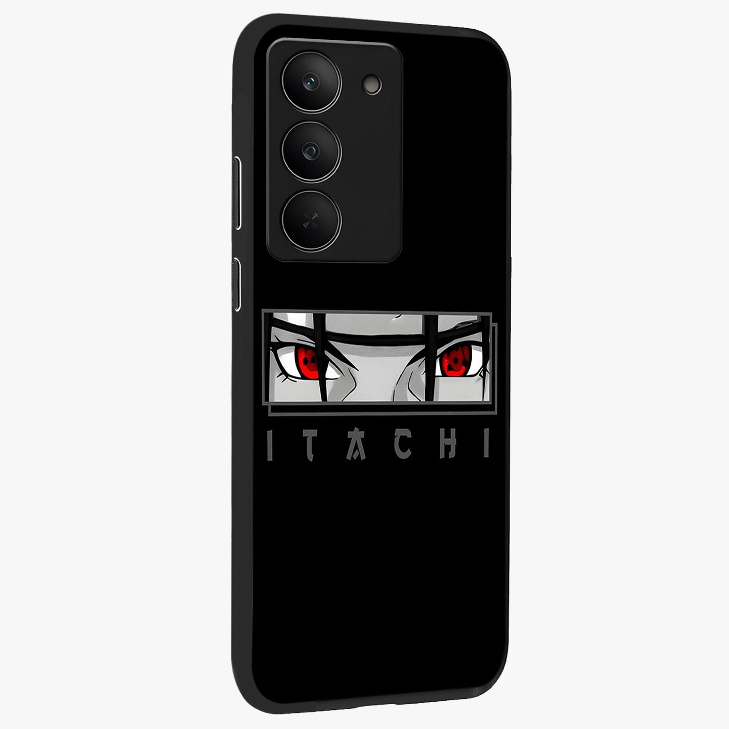 Scarlet Gaze Dominance Glass Case upright view showcasing powerful dramatic artwork with dominant artistic theme.