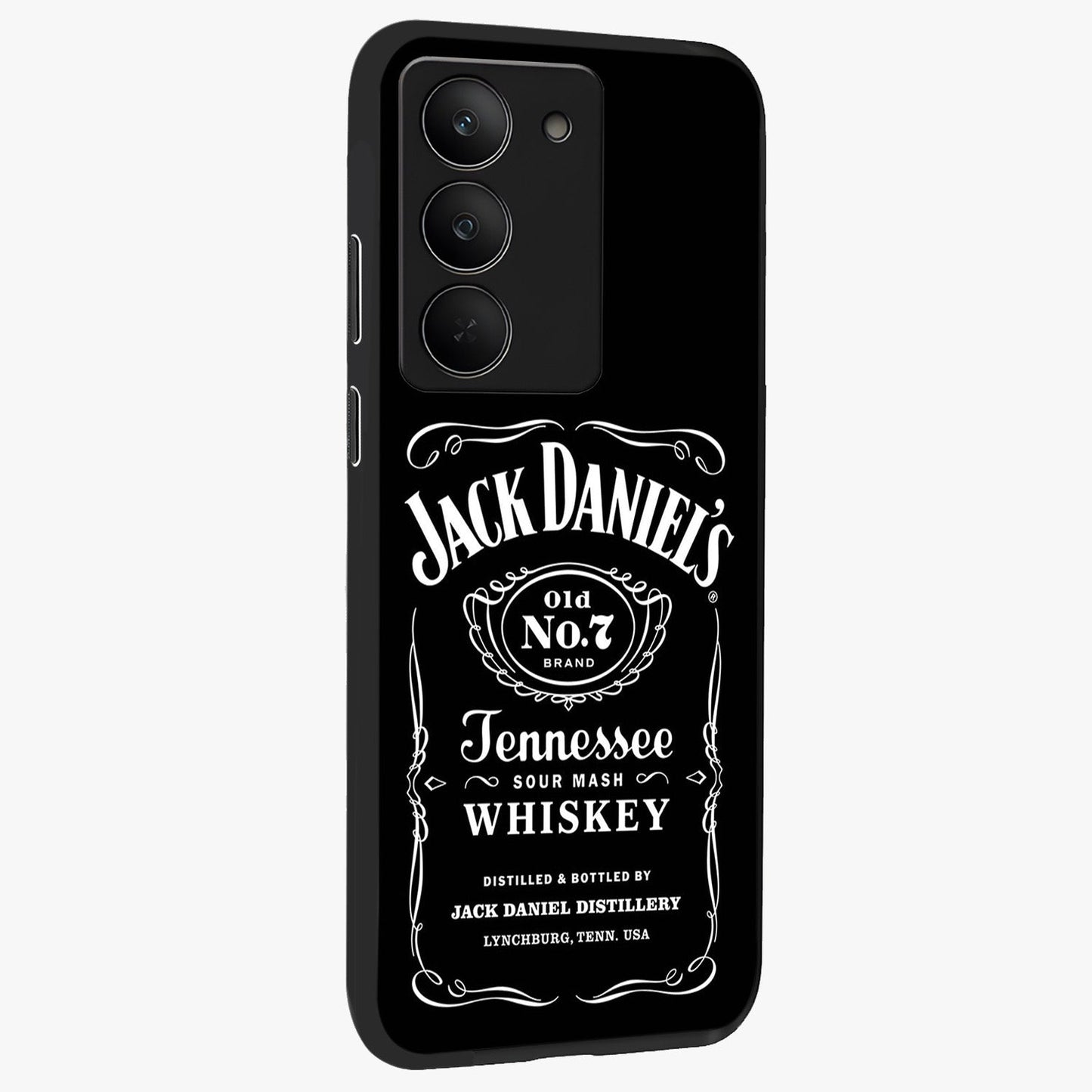 Vintage Whiskey Heritage Glass Case upright view showcasing stylish vintage whiskey artwork with timeless bar culture theme.