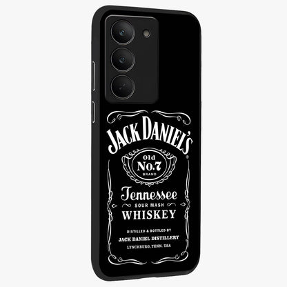 Vintage Whiskey Heritage Glass Case upright view showcasing stylish vintage whiskey artwork with timeless bar culture theme.