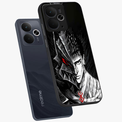 Berserker Blood Oath Glass Case displayed in angled mockup highlighting dark fantasy graphic design and powerful theme.