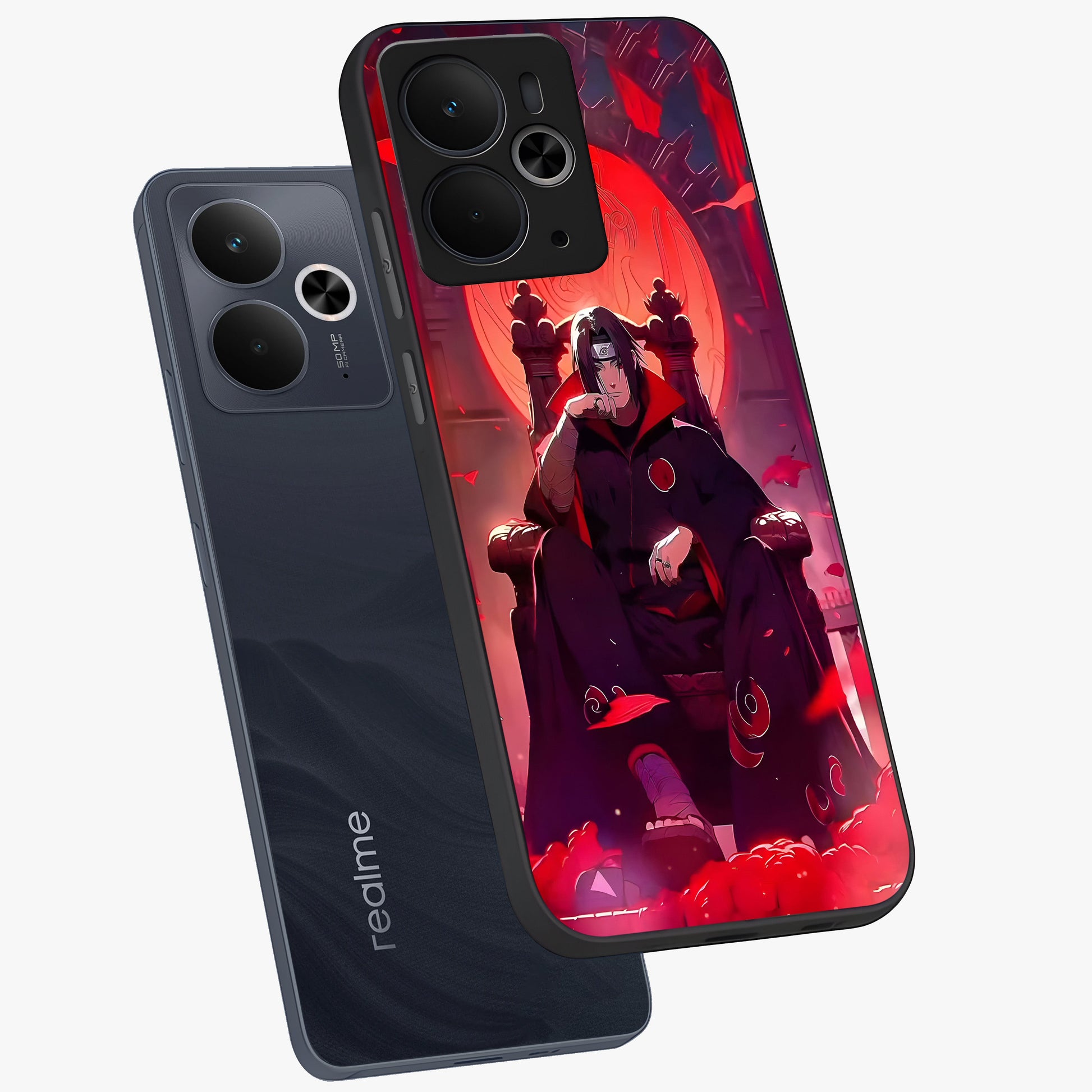 Blood Moon Sovereign Glass Case displayed in angled mockup highlighting dark celestial moon design and dramatic theme.
