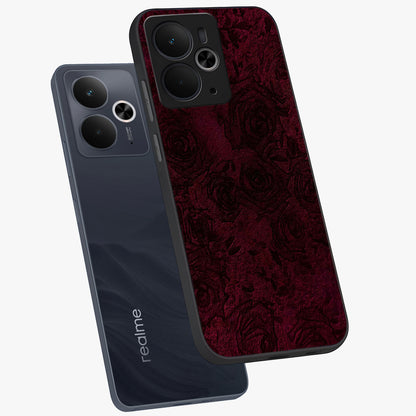 Crimson Fade Flow Glass Case displayed in angled mockup highlighting smooth gradient design with modern aesthetic style.